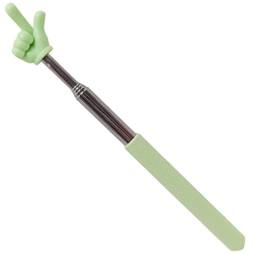 Телескопическая указка Пикми Палец для учителей/презентаций и детей 69,5 см Зеленый