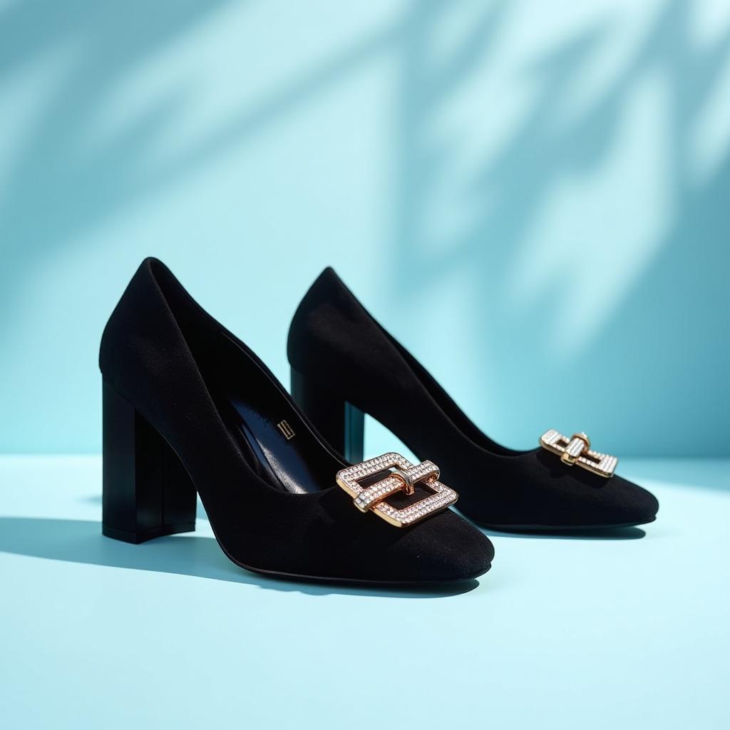 Туфли женские Maiguan 742 замшевые р. 37 Черный (24681687)