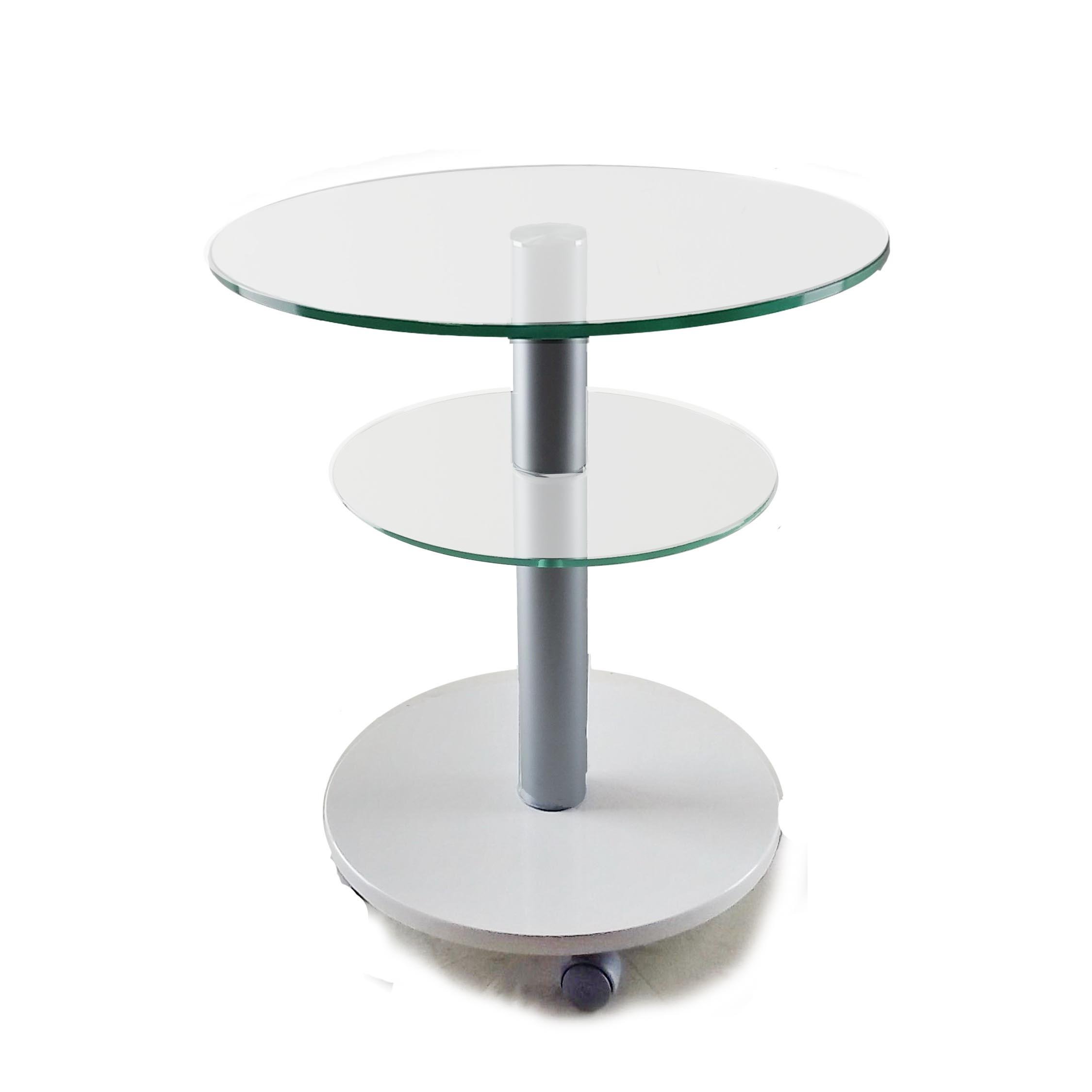 Стол журнальный стеклянный Commus Bravo Light K satin-white-alm60 Белый (444820236) Стол журнальный стеклянный Commus Bravo Light K satin-white-alm60 Белый (444820236)