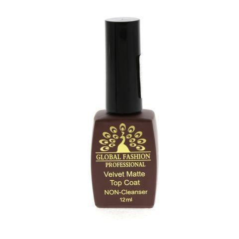 Топ для гель-лака матовый Global Fashion Velvet Matte Top Coat Non-Cleancer 12 мл