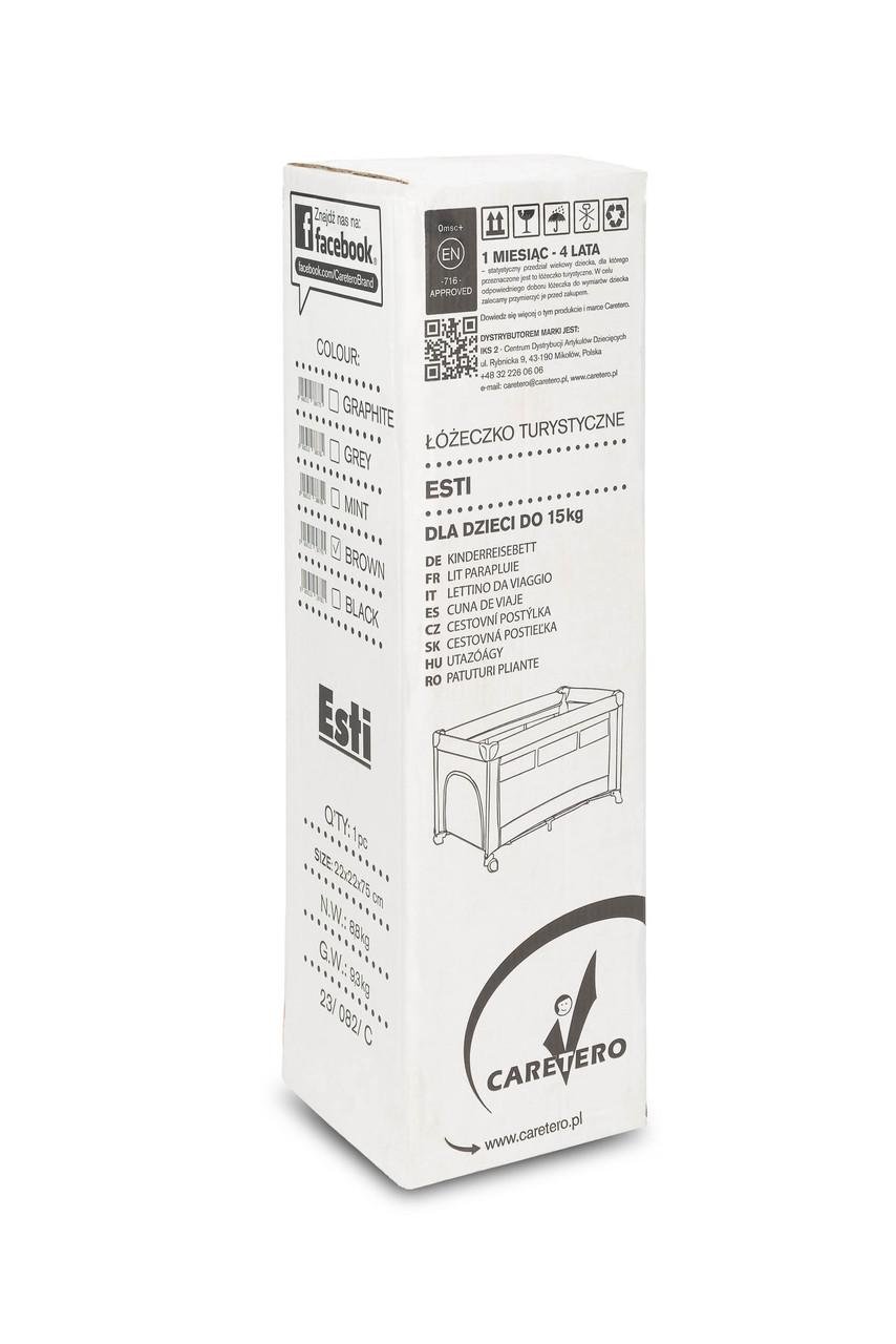 Манеж дитячий Caretero Esti Brown (2239607210) - фото 10 Манеж дитячий Caretero Esti Brown (2239607210) - фото 10