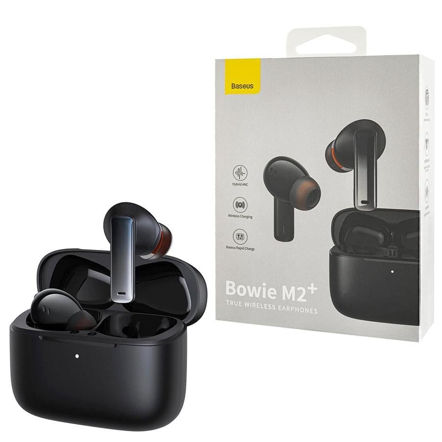 Наушники беспроводные BASEUS True Wireless Earphones Bowie M2+ Black (NGTW190001)