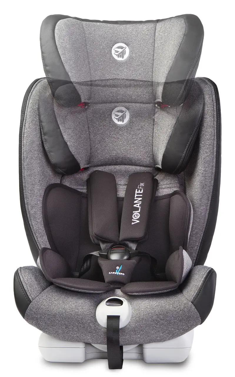 Автокрісло дитяче Caretero Volante Fix Isofix Limited 9-36 кг 78х48х45 см Сірий (127610) - фото 3