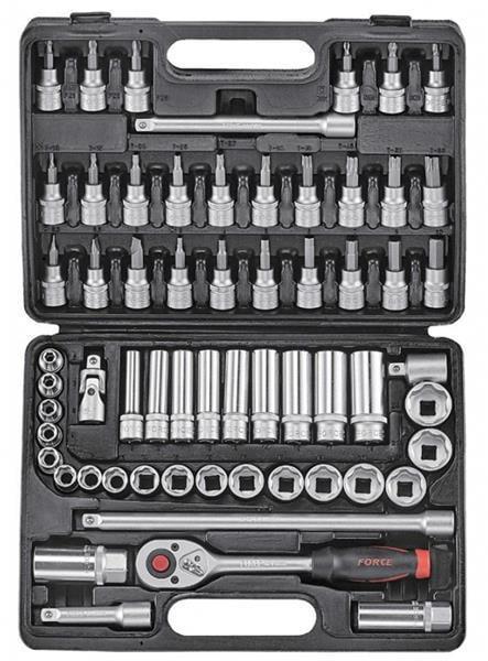 Набір головок з бітою Force FOR 3611-5 1/2" 3/8" 61 шт.