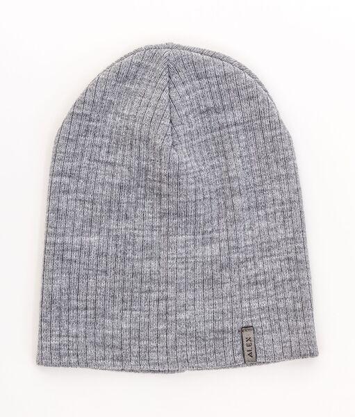 Шапка дитяча для хлопчиків Ден D833 без підкладки 50-54 см Світло-сірий