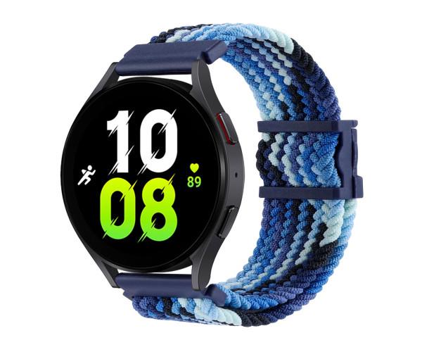 Ремешок Nylon Elastic Adjustment для Samsung/Amazfit/Huawei 22 мм Blue