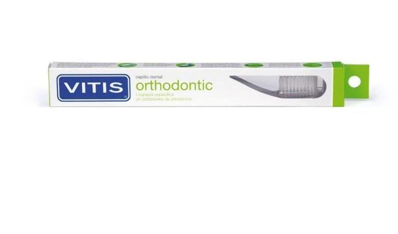 Зубная щетка Vitis Orthodontic с обычной головкой для брекетов (504)