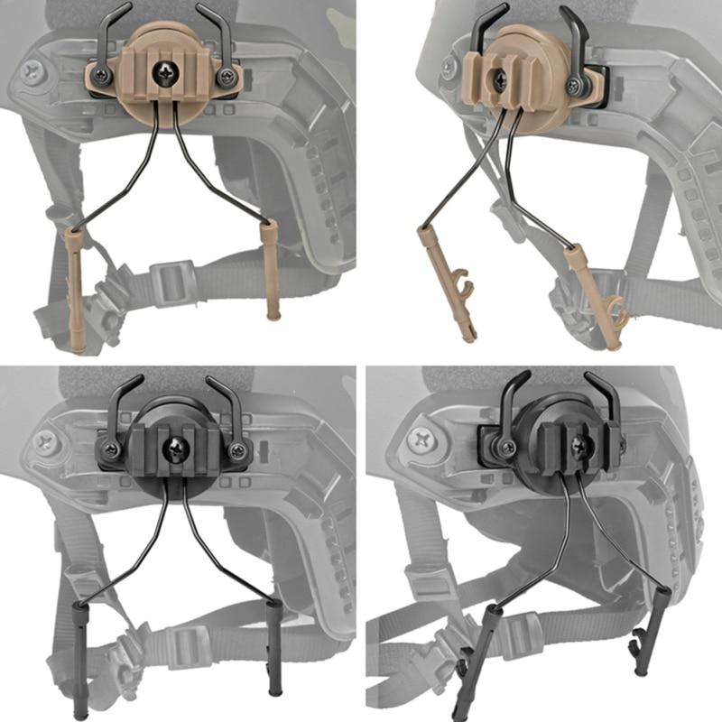 Адаптер крепление для наушников на шлем  быстросьемное ARC Rail Helmet BeArmD Черный - фото 5