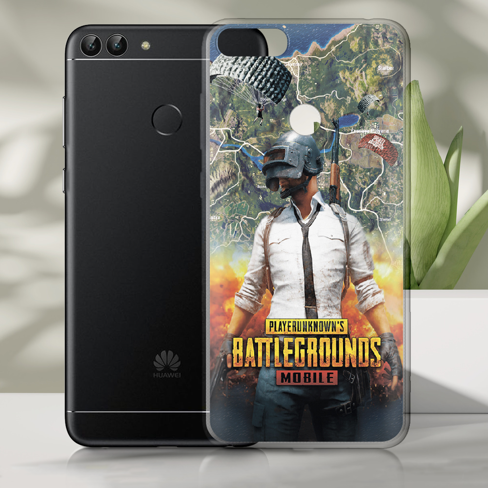 Чехол Boxface Huawei P Smart PUBG Mobile Прозрачный силикон (32669-up2309-32669) - фото 2