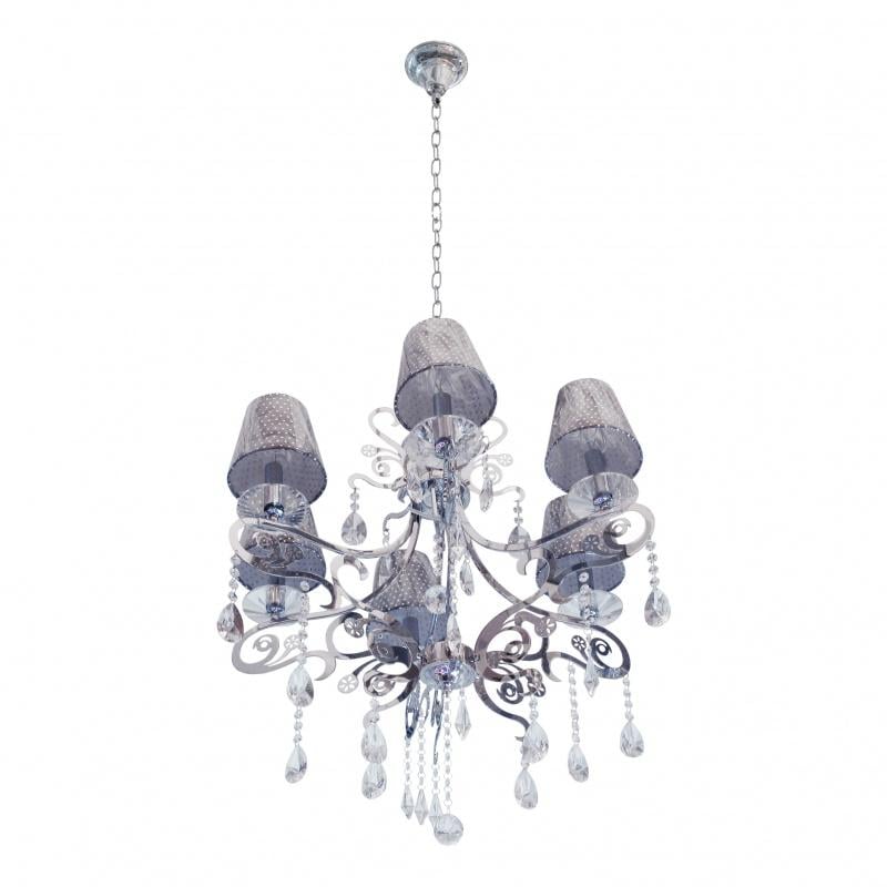 Люстра подвесная прованс Brille BR-01 178/6 с абажуром