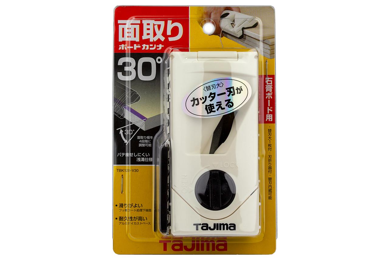 Інструмент для зняття фаски гіпсокартону TAJIMA 30° лезо 18 мм (29710359) Інструмент для зняття фаски гіпсокартону TAJIMA 30° лезо 18 мм (29710359)