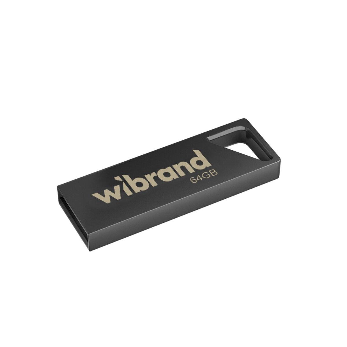 Флэш-память USB моноблок Wibrand WI2.0/ST64U5G USB 2.0 Stingray 64 Gb Grey (602772) - фото 1