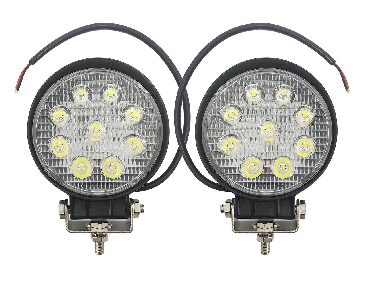 Комплект LED фар 9 диодов 42W 12-24V OSRAM CREE