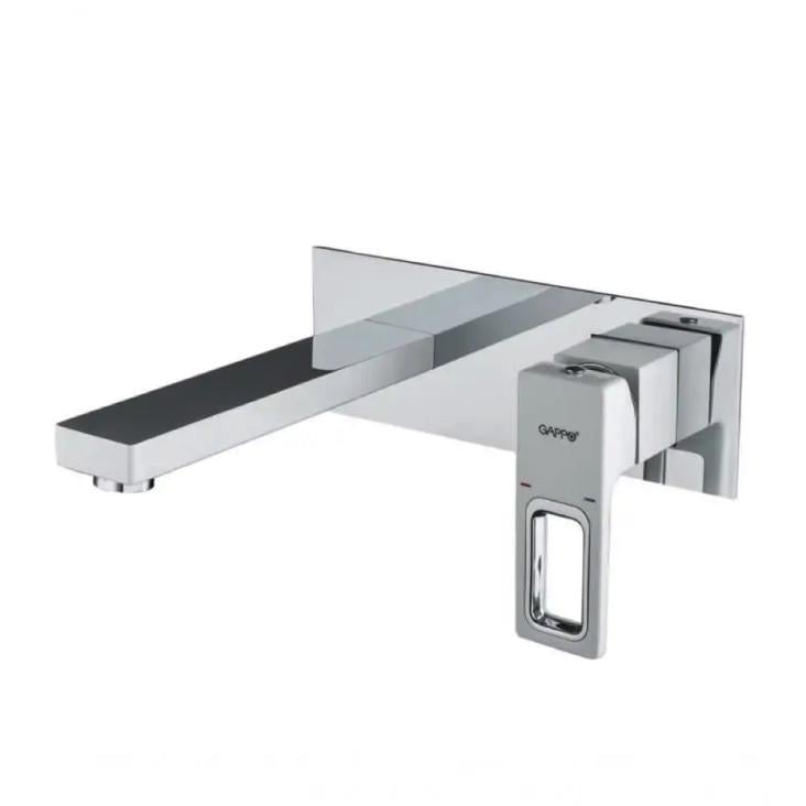 Смеситель для умывальника Gappo G1017-12 Белый/Хром (1041630)