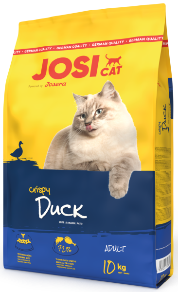 Корм сухой JosiCat Crispy Duck для взрослых кошек с мясом утки 10 кг (50009025)