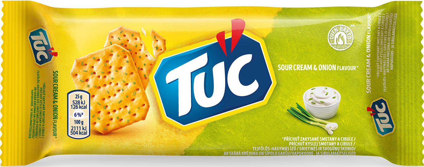 Крекер соленый Tuc со вкусом сметаны и лука 100 г (16865)