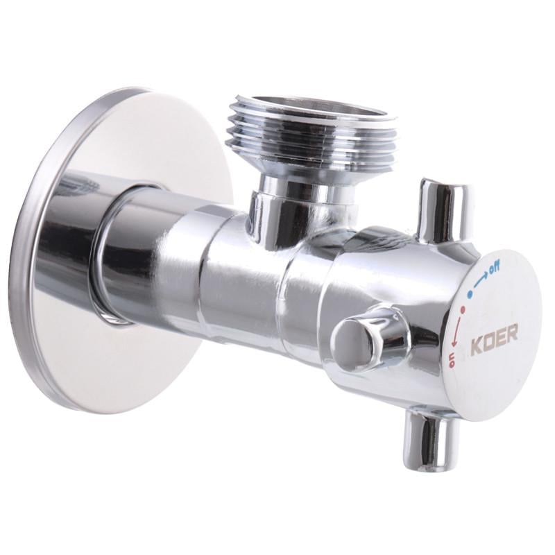 Кран для подключения сантехприборов KOER KR.517 1/2x3/4" (KR0109)
