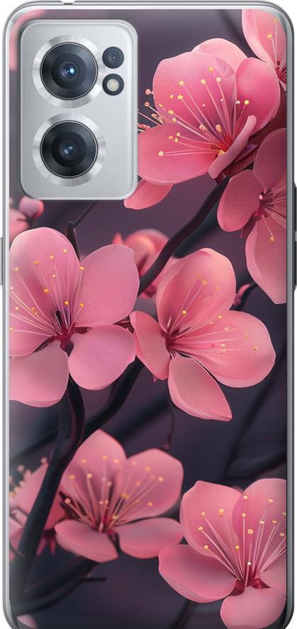 Чехол на OnePlus Nord CE 2 Пурпурная сакура (6075u-2589-42517)