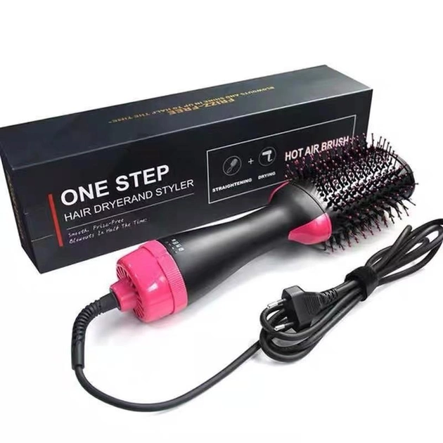 Фен-щетка One step Hair Dryer 1000 Вт 3 режима выпрямитель для укладки волос стайлер с функцией 3в1 (20390807) - фото 1