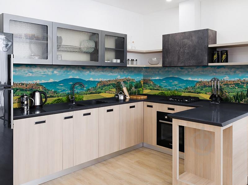 Наклейка виниловая кухонный фартук  Zatarga  "Долина под Горой"  600х3000 мм