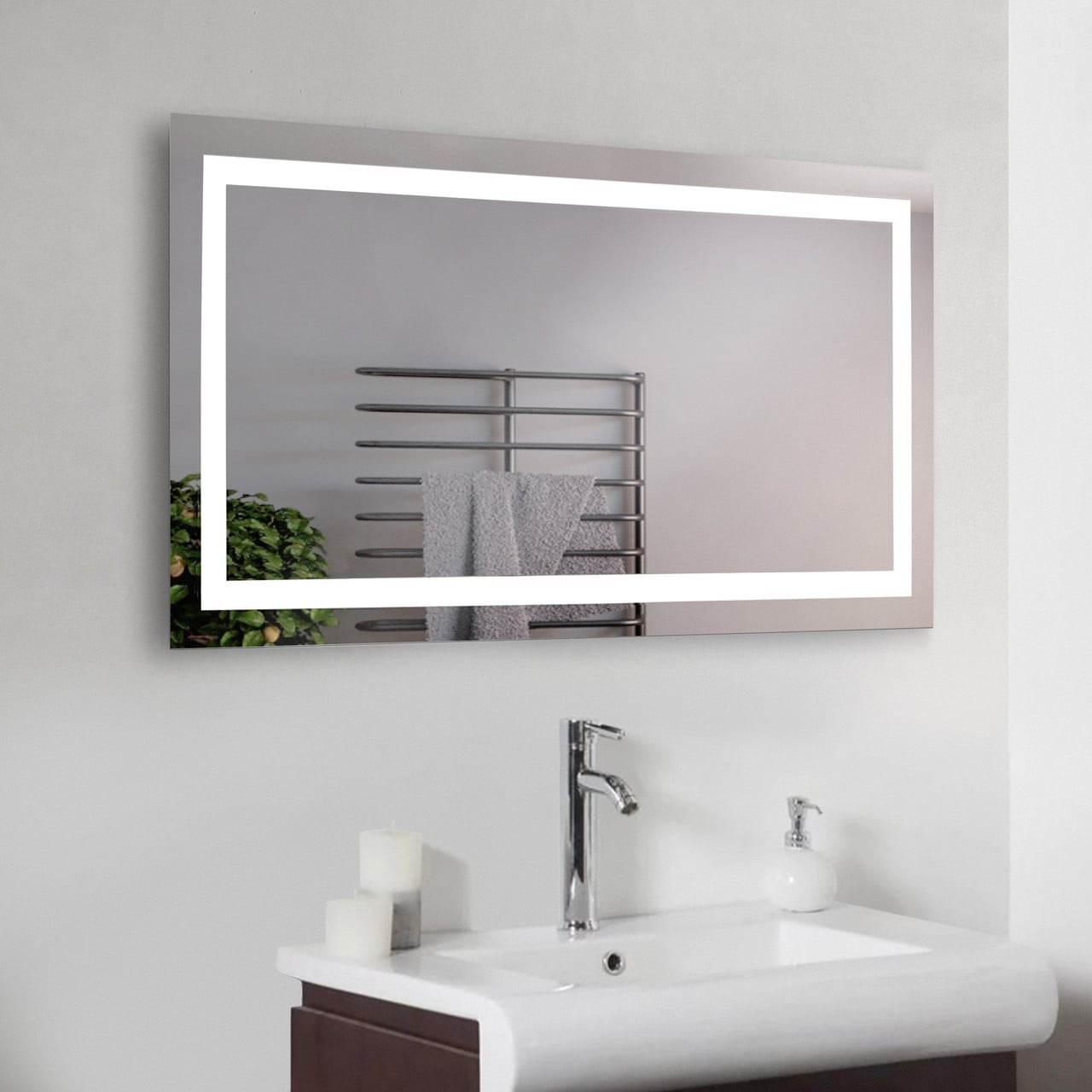 Дзеркало настінне з LED підсвічуванням Art-Com 1200х600 мм (Led 7)