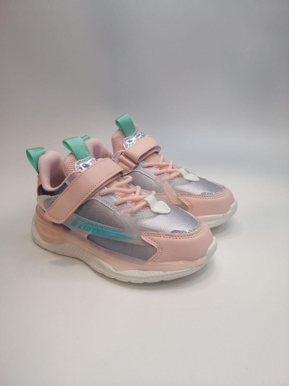 Кроссовки Clibee для девочки р 35 21 см Розовый (913 LС pink )