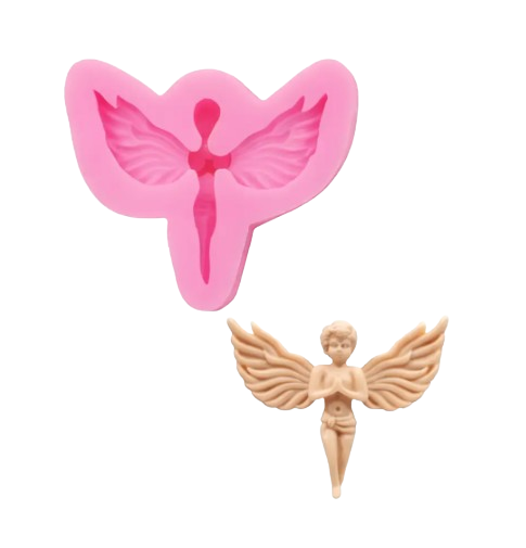Молд силиконовый Ангел 53x44 мм Розовый (40949) Молд силиконовый Ангел 53x44 мм Розовый (40949)