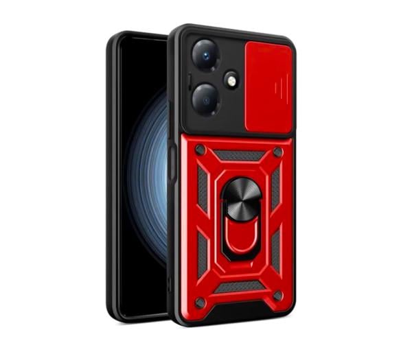 Чехол накладка Ricco Camera Sliding для Infinix Hot 30i Красный