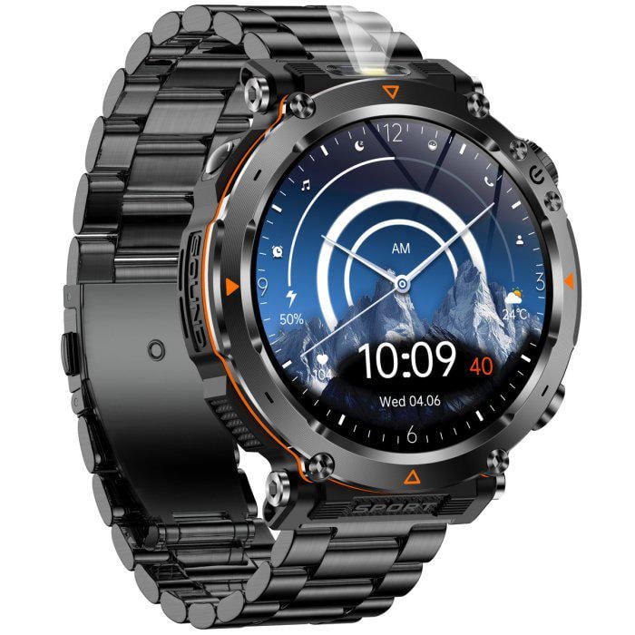 Смарт-годинник UWatch Smart Avation Pro Steel Black з ремінцями 2 шт. (1999) - фото 7 Смарт-годинник UWatch Smart Avation Pro Steel Black з ремінцями 2 шт. (1999) - фото 7