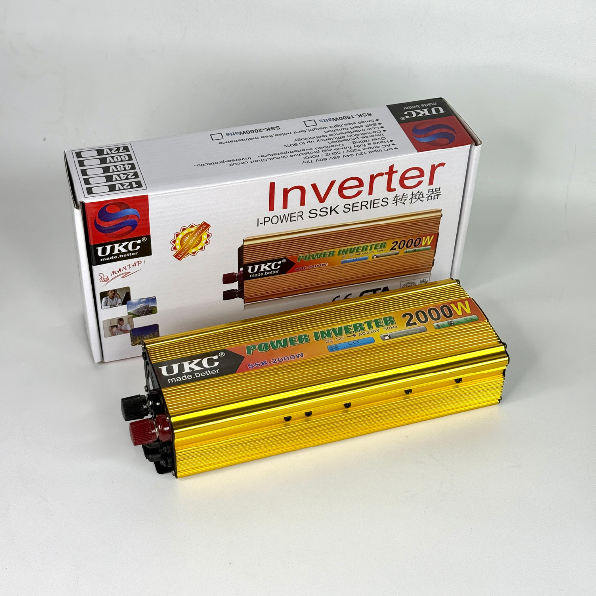 Інвертор UKC AC/DC 2000W 12V SSK-2000 з USB-портом (12341579) - фото 10 Інвертор UKC AC/DC 2000W 12V SSK-2000 з USB-портом (12341579) - фото 10