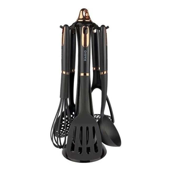 Набор кухонных принадлежностей Magio MG-1125 5 предметов Black (iz15004)