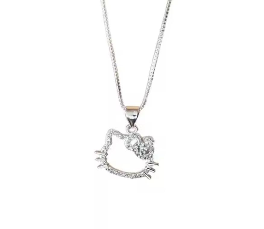 Кулон-подвеска Hello Kitty с цепочкой Silver (26568897)