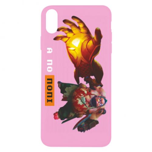 Чехол для iPhone X/Xs Пудж, а по жопе