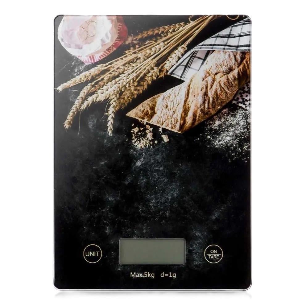 Кухонные весы электронные Domotec MS-10004 LCD 5 кг 1 г Black (3_07090)