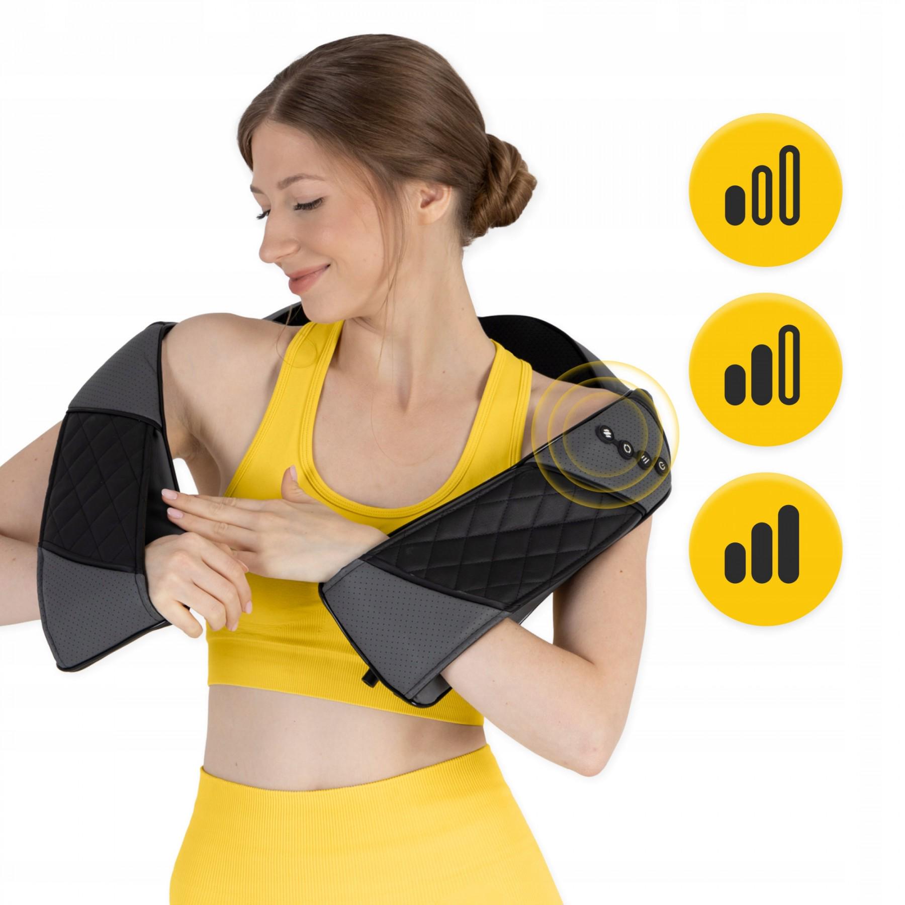 Массажер 4fizjo Shiatsu Luxury+ для шеи и спины Grey (4FJ0563) - фото 4 Массажер 4fizjo Shiatsu Luxury+ для шеи и спины Grey (4FJ0563) - фото 4