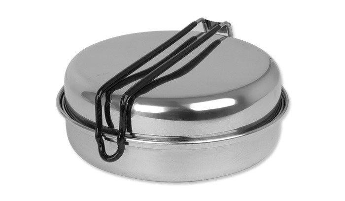 Набор столовой посуды Mil-Tec для туризма и отдыха из нержавеющей стали (14646000) - фото 2