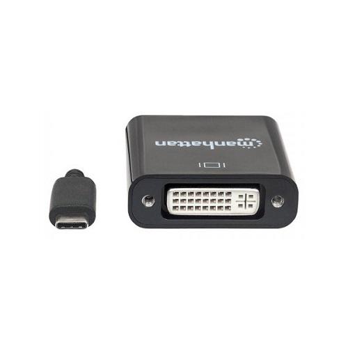 Перехідник USB 3.1 Type-C-DVI F Manhattan 152051 Black (573221) - фото 4