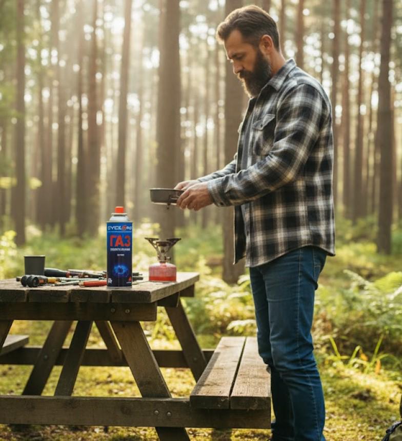 Балон газовий CYCLONE бутановий 220 г (2104618722) - фото 7 Балон газовий CYCLONE бутановий 220 г (2104618722) - фото 7