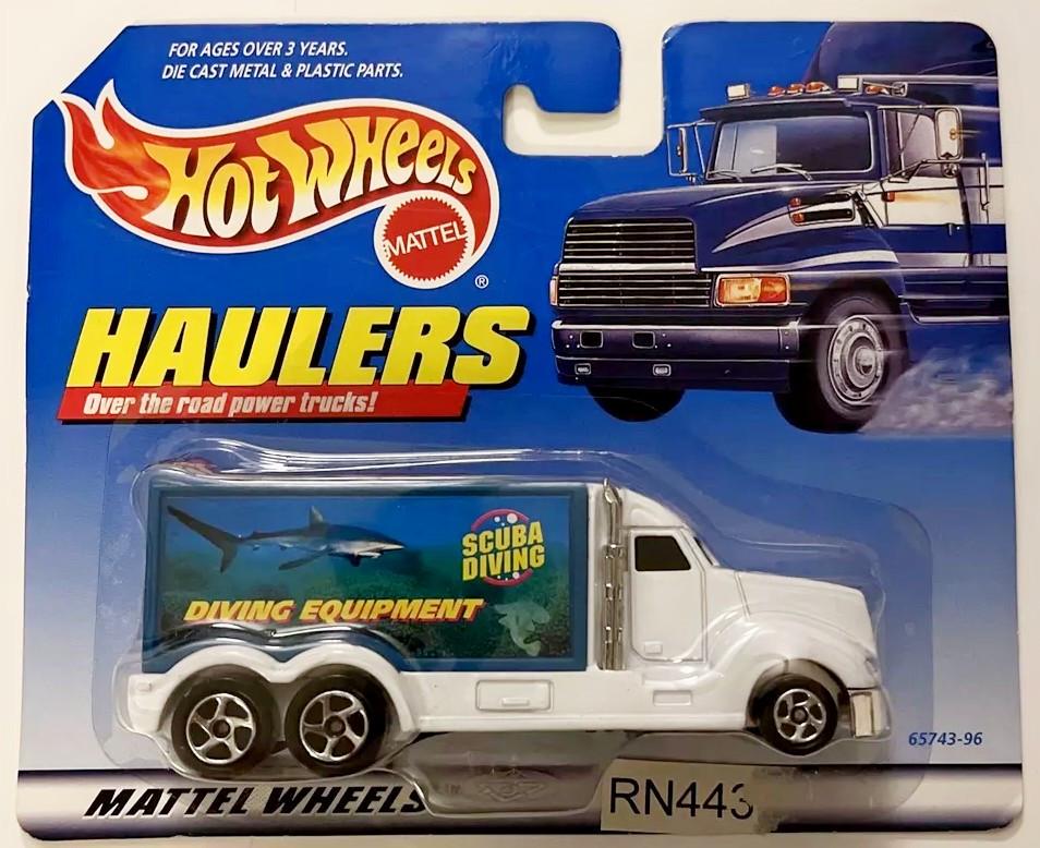Игрушечный грузовик Hot Wheels Scuba Diving Truck 1998 Haulers (65743-sd)