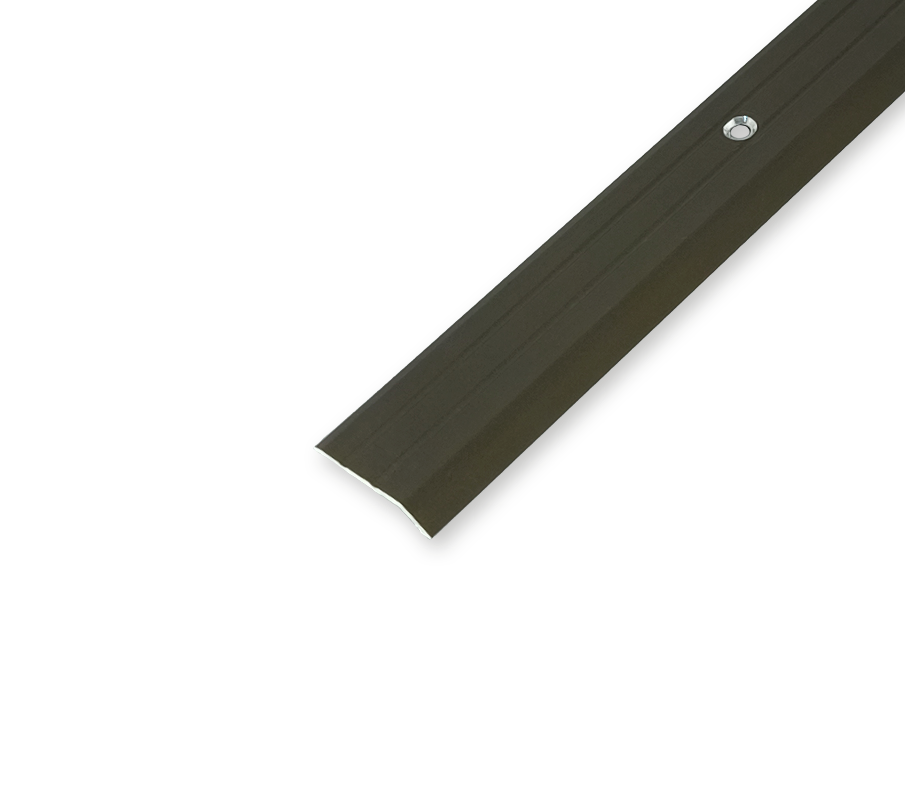 Порожек EURO CONCEPT алюминиевый рифленый БРП-025 анодированный 30x5 мм 900 мм Бронзовый