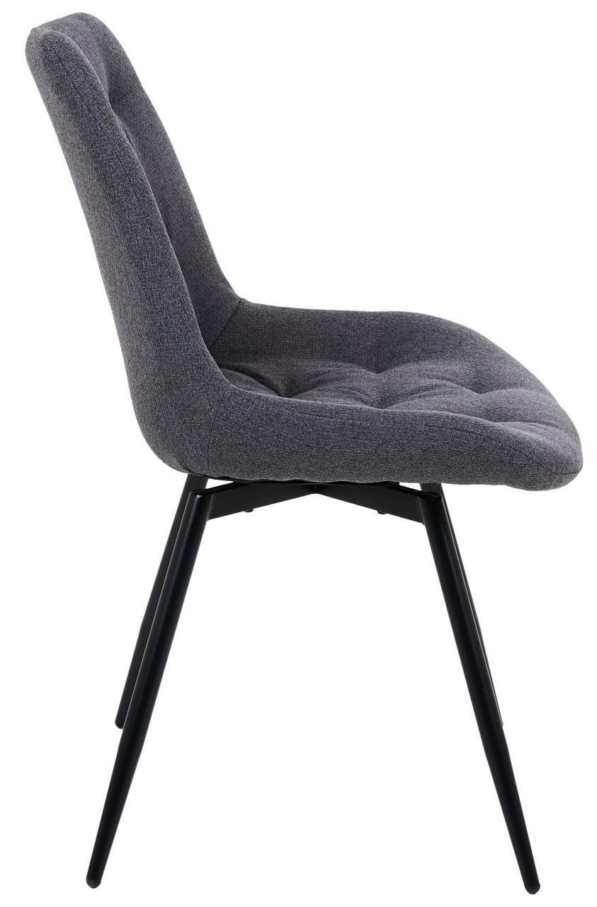 Стілець поворотний механізм на 180 градусів AMF Liara Темно-сірий - фото 3 Стілець поворотний механізм на 180 градусів AMF Liara Темно-сірий - фото 3