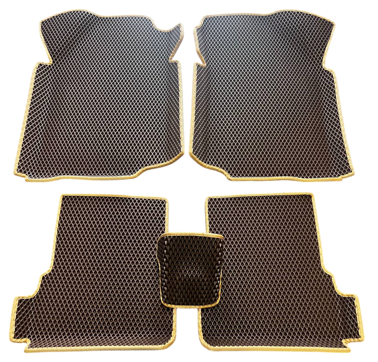 Коврики EVA с бортиками и 3Д лапой в салон для для Chery Amulet 2004-2012 гг. Коричневый (2497126819)