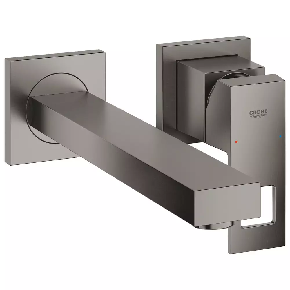 Смеситель скрытого монтажа для раковины Grohe Eurocube 23447AL0 Графит (542341)