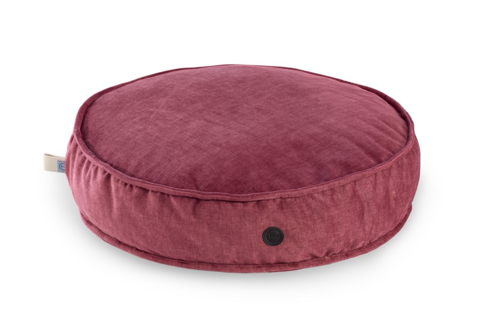 Подушка кругла для тварин Harley and Cho Island Memory Foam ⌀ 65 см Berry (3103208) - фото 3