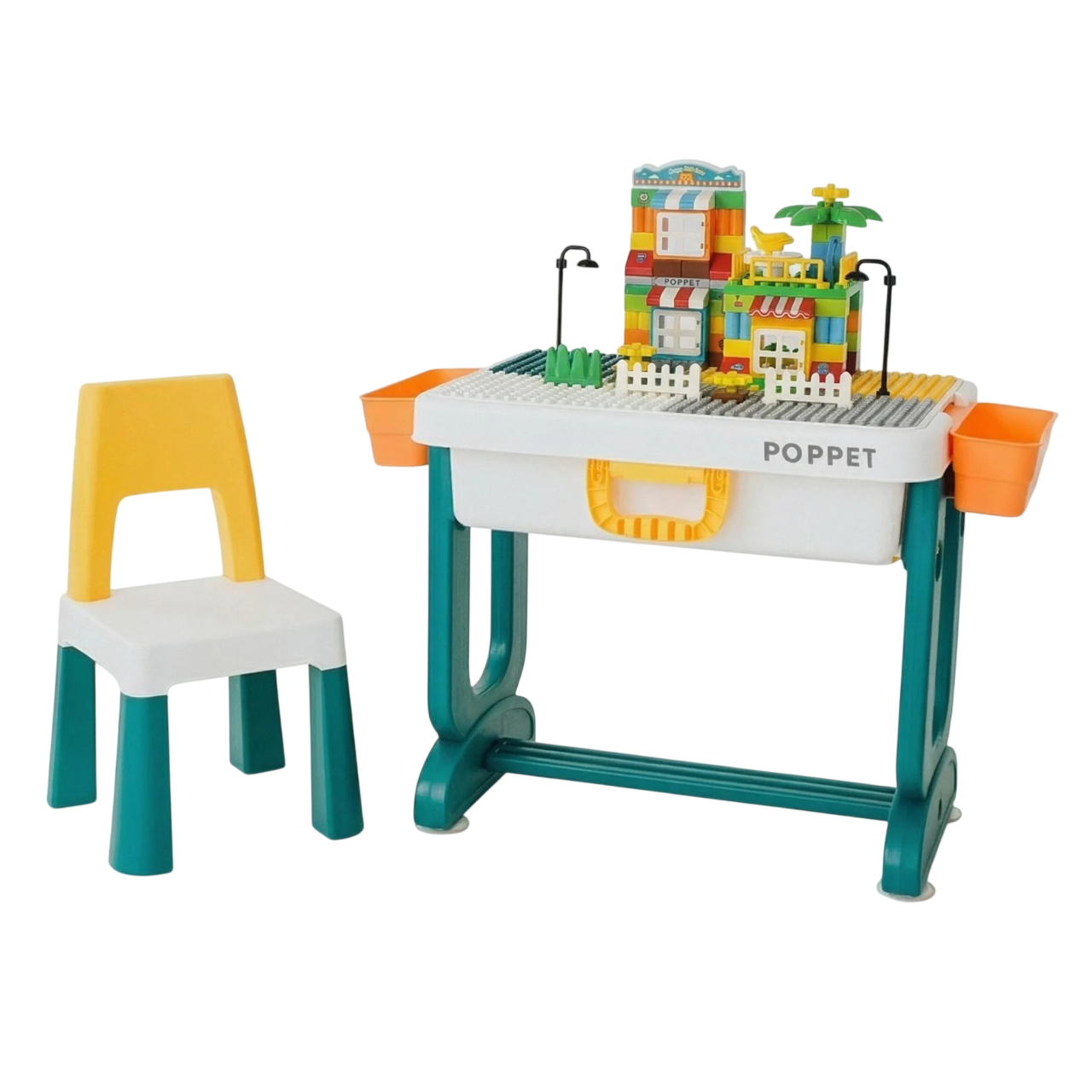 Комплект Poppet Дом мечты 6в1 столик трансформер и стул/конструктор (PP-SET-004-03) Комплект Poppet Дом мечты 6в1 столик трансформер и стул/конструктор (PP-SET-004-03)