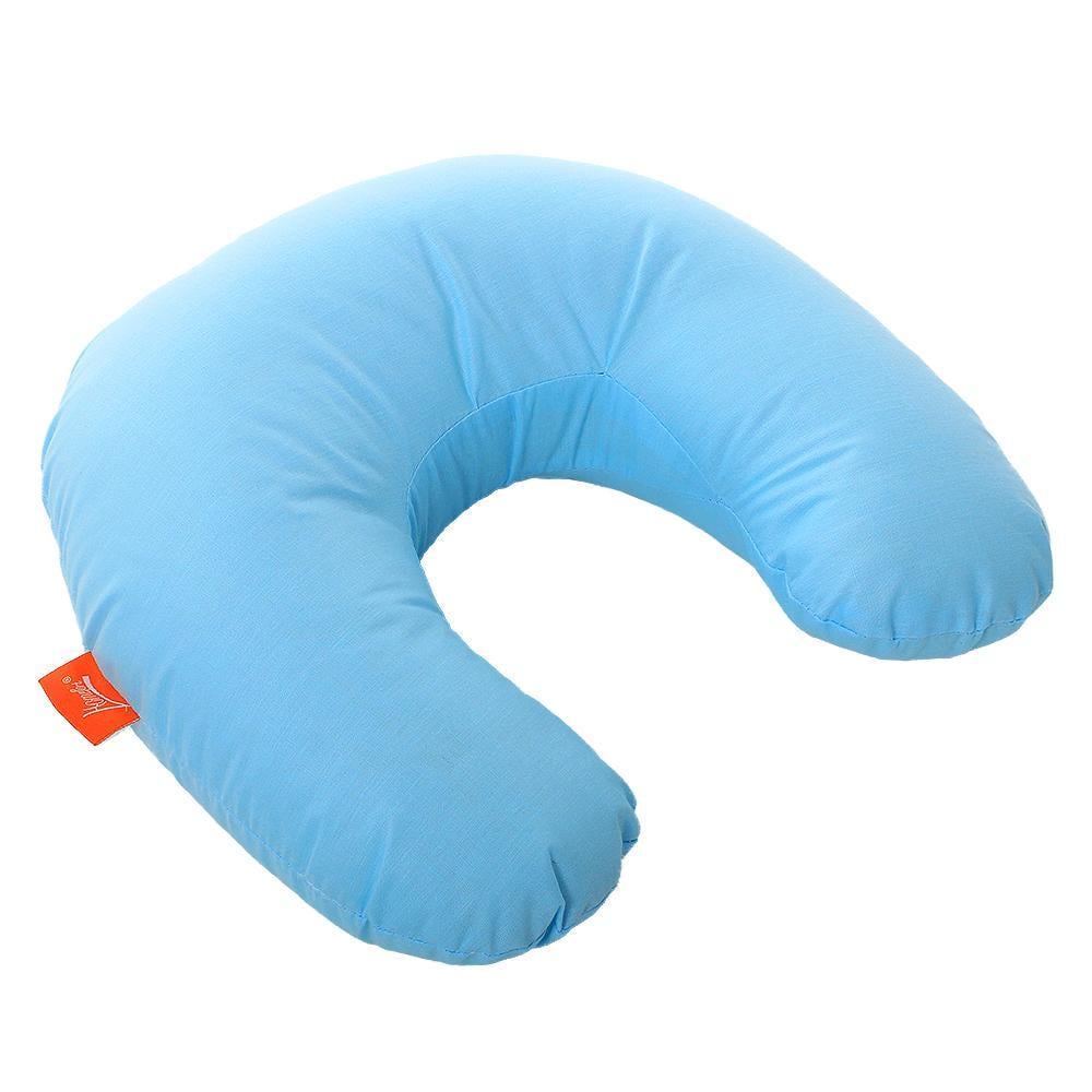 Подушка дорожная Homefort с гречневой шелухой 30х30 см Голубой (201005305)