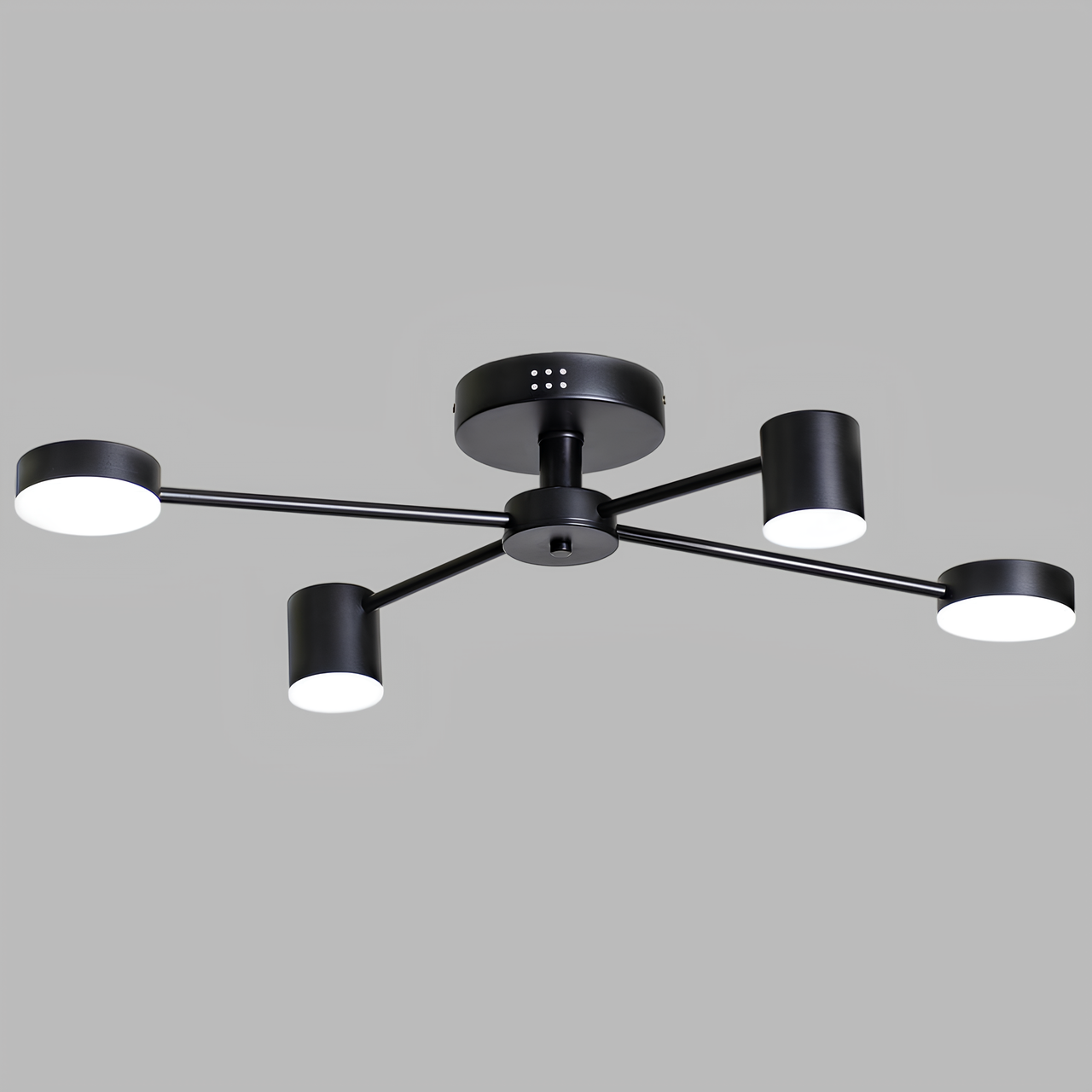 Люстра светодиодная Svet 48W на четыре плафона 3000-6000К Черный (SY-7800/4 BK) Люстра светодиодная Svet 48W на четыре плафона 3000-6000К Черный (SY-7800/4 BK)