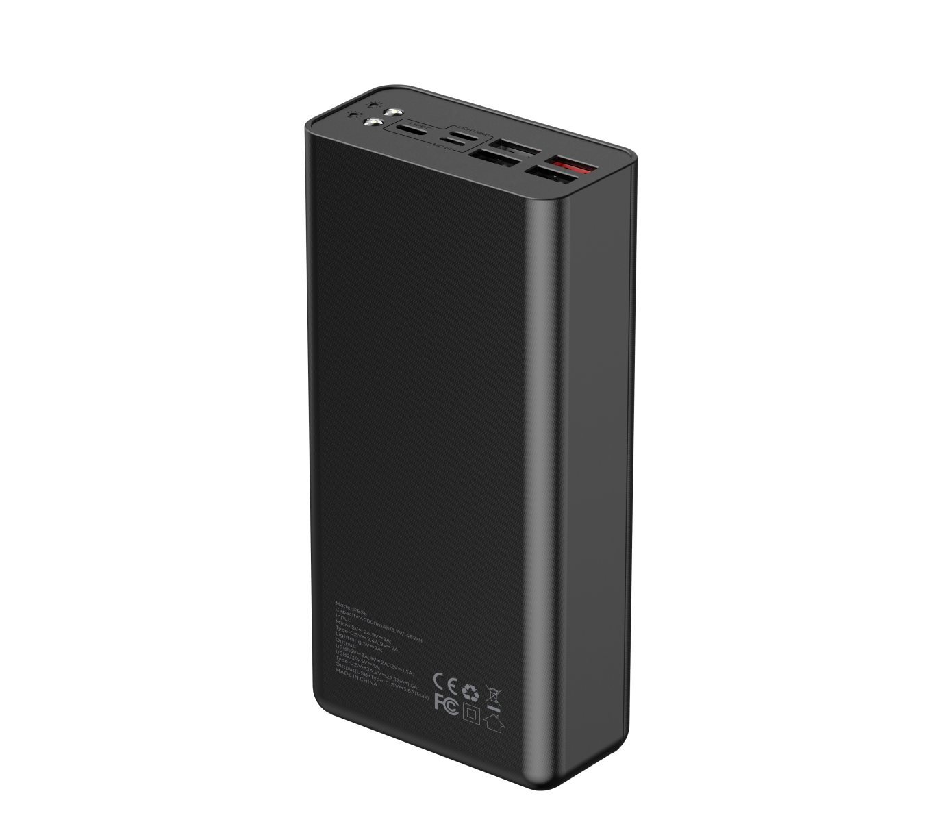 Повербанк Havit HV-PB56 QC/PD 40000 mAh Black - фото 2