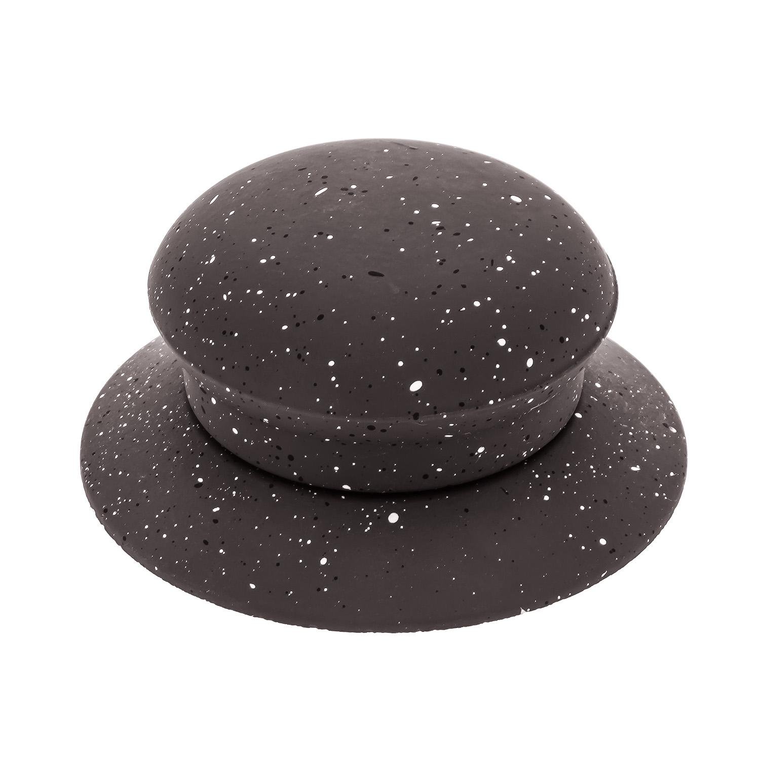 Ручка для крышки кастрюли/сковороды круглая керамическая Черный (85612)