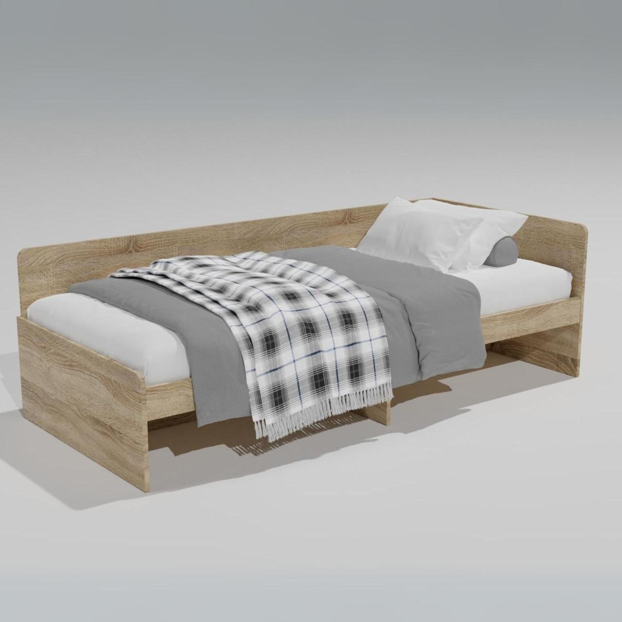 Кровать детская Еверест 800 ЩИТ ДСП Дуб сонома (е-207443) - фото 5 Кровать детская Еверест 800 ЩИТ ДСП Дуб сонома (е-207443) - фото 5